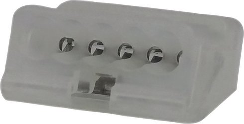 REV-Ritter Steck-Dosenklemme, metall/kunststoff, 50 Stück - transparent