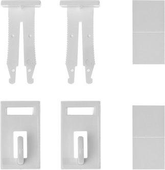 Lichtblick Fensterhaken, Kunststoff - weiss