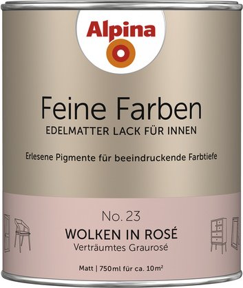 ALPINA Buntlack »Feine Farben«, 0,75 l, graurose - lila