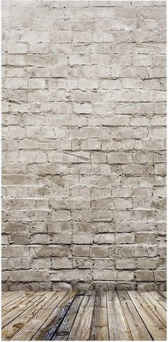 mySPOTTI Badrückwand »Mauerwerk«, BxH:100 cm x 210 cm, beige