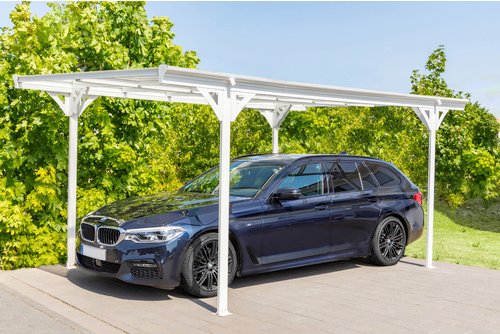 Thumbnail - Westmann Carport »Westmann Carport«, Außenmaß BxT: 305 x 505 cm, weiß - weiss