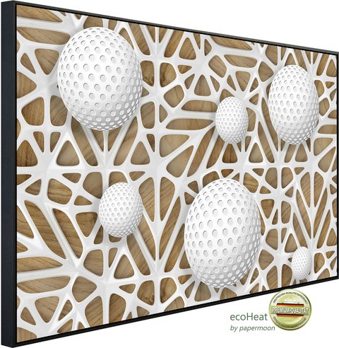 papermoon Infrarotheizung »EcoHeat - Abstrakt 3D Effekt«, Matt-Effekt - bunt