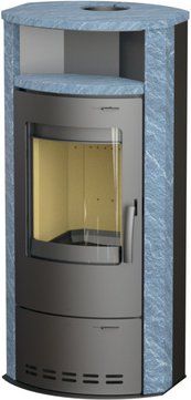 THERMIA Kaminofen »Dortmund«, grau, Naturstein, 7 kW, Dauerbrand geeignet