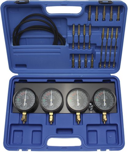 Thumbnail - BGS Technic KFZ Spezialwerkzeuge, Synchron-Vergaser-Testgerät mit 4 Synchronuhren , 29-tlg. - bunt