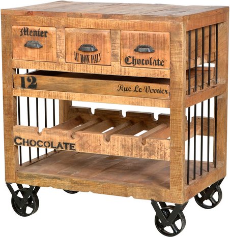 SIT Kommode »RUSTIC«, Mangoholz/Metall - braun