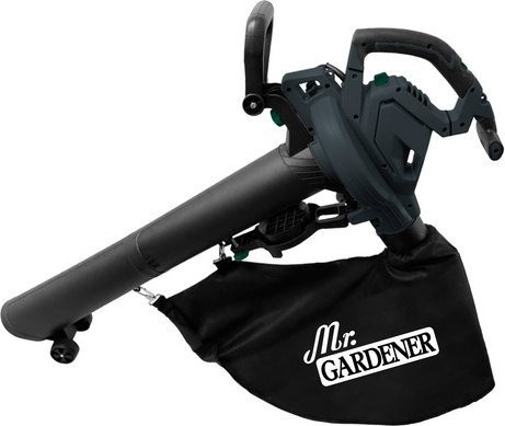 Mr. GARDENER Elektro-Laubsauger »ELS3000-2«, Blasgeschwindigkeit: 290 km/h - schwarz