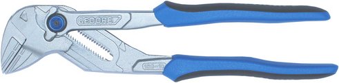 GEDORE Zangenschlüssel, 10 Zoll, SW 0-52 mm - blau | schwarz | silberfarben
