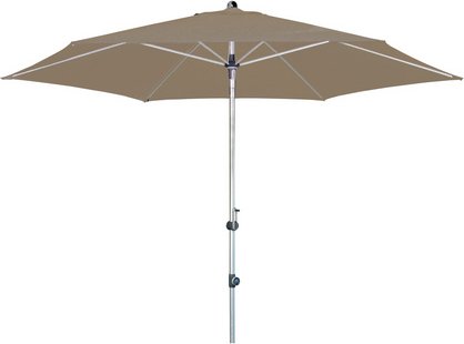 DOPPLER Sonnenschirm »Expert«, Ø: 320 cm, abknickbar, Sonnenschutzfaktor: 80+ - grau