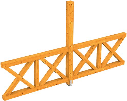 Thumbnail - SKANHOLZ Seitenwand, B x H: 78,5 x 210 cm, Holz, Farbe: eiche hell