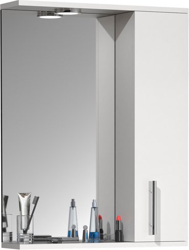 VCM Spiegelschrank »Lisalo L«, BxHxT: 55 x 71 x 14 cm - weiss