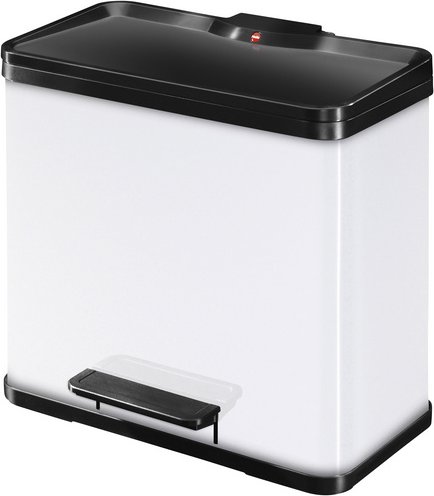 HAILO Abfalleimer »Öko duo Plus 30«, weiß, mit Softclose, 26 l - weiss