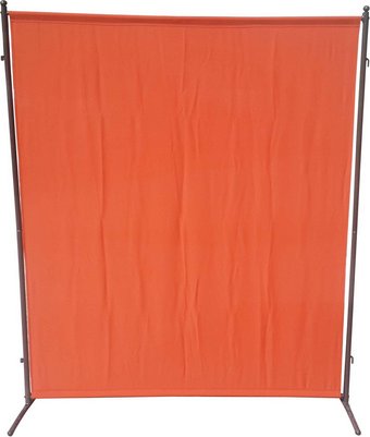 MERXX Sichtschutz, BxH: 157 x 190 cm, terracotta - silberfarben | orange