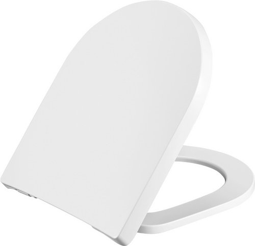 h-Marke WC-Sitz »Premium«, mit Absenkautomatik, Duroplast, weiß - weiss