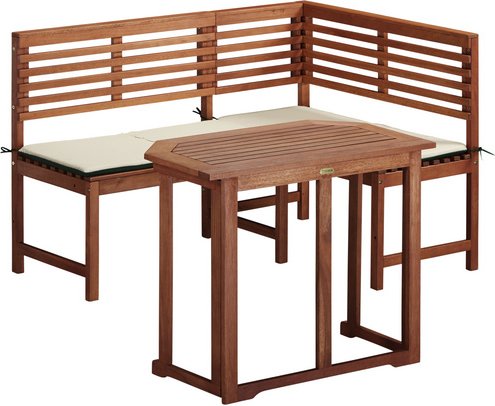 MERXX Gartenmöbel, Holz, 2-teilig - beige