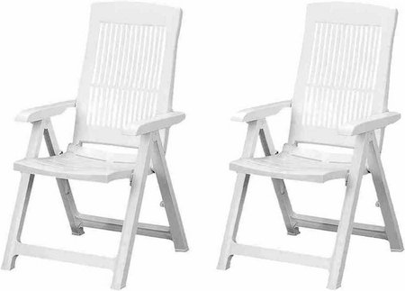 Thumbnail - PROGARDEN Gartenmöbelset »Tampa«, Kunststoff, 2-teilig - weiss