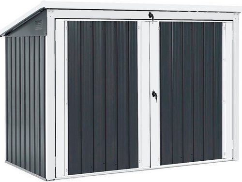 HOME DELUXE Mülltonnenbox »BASURA«, Größe L, 1x 240L + 2x 120L - grau