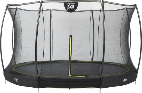 EXIT Toys Trampolin »EXIT Silhouette«, Ø 427 cm, max. Belastung: 50 kg, inkl. Sicherheitsnetz - schwarz