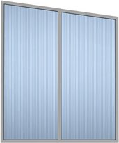 GARDENDREAMS Seitenwand, Breite: 200 cm, Aluminium, grau