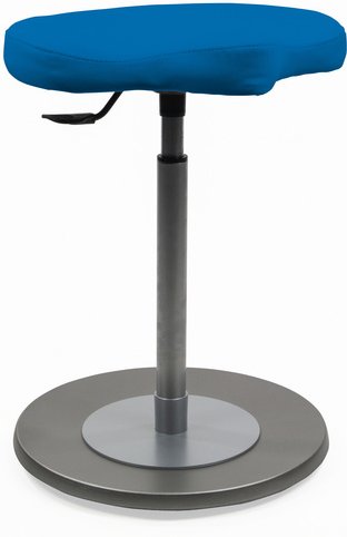 Mayer Sitzmöbel Hocker »1168«, Breite: 42 cm, höhenverstellbar, Kunstleder, blau