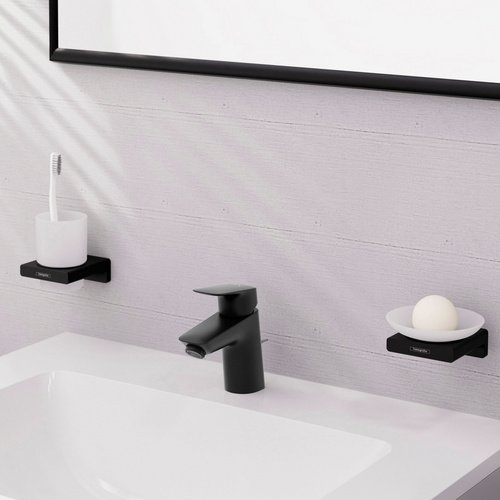 Thumbnail - HANSGROHE Armatur »Logis«, Einhebel-Waschtischmischer 70 CoolStart, BxH: 46 x 138 cm - schwarz