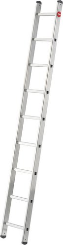 HAILO Anlegeleiter »S60 ProfiStep uno«, 9 Sprossen, Aluminium - silberfarben