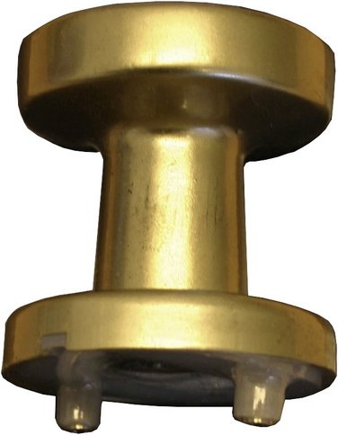 ALPERTEC Türknopf, Aluminium - braun