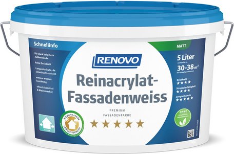 RENOVO Reinacryl-Fassadenweiss