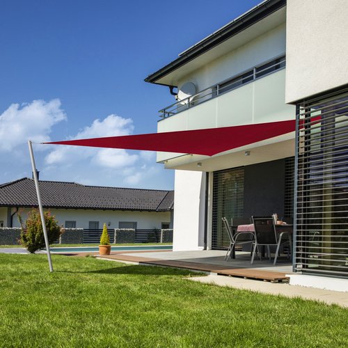 Thumbnail - WINDHAGER Sonnensegel, Dreieck - rot