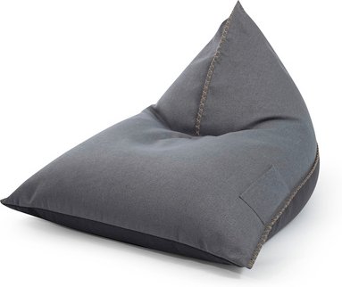 Sitting Point Sitzsack »CANVAS Calypso«, grau, BxHxT: 115 x 90 x 115 cm