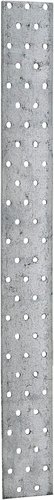CONNEX Lochplattenstreifen, Zink, silberfarben, 1 Stück