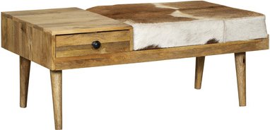 GARDEN PLEASURE Bank »PATNA«, Mangoholz, BxHxT: 53 x 40 x 100 cm - braun