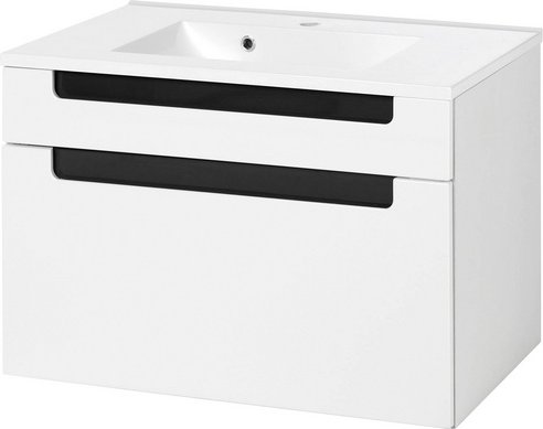 HELD MÖBEL Badmöbel »Siena«, Breite: 80 cm - weiss