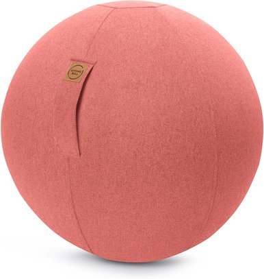Sitting Ball Sitzball »Sitting Ball FELT«, Ø 65 cm, Polyester - rosa