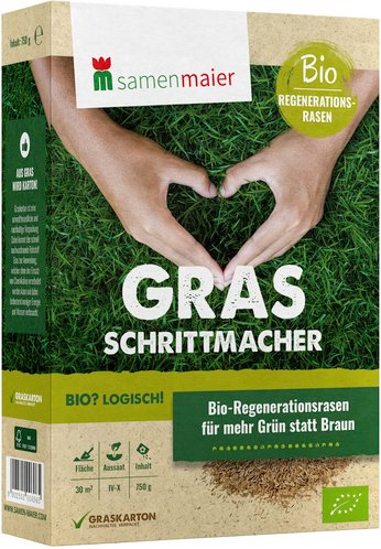 SAMEN MAIER Rasensamen »BioRegenerationsrasen Grasschrittmacher«, Bio-Qualität
