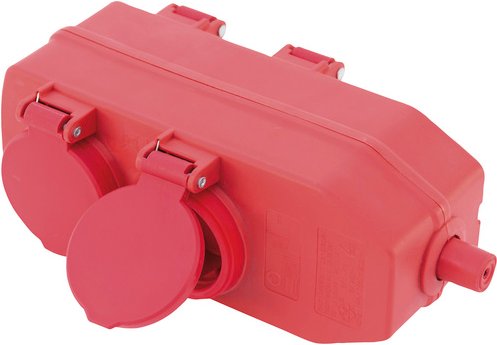 REV-Ritter Kupplung mit Stecker, Rot, Kunststoff