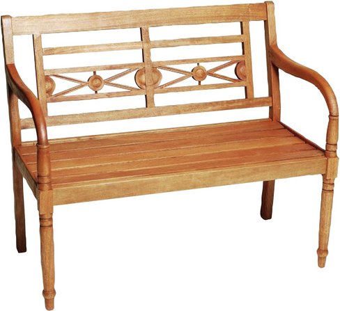 Thumbnail - MERXX Gartenbank »Havanna«, Holz, 2-Sitzer, BxHxT: 107 x 90 x 60 cm - braun