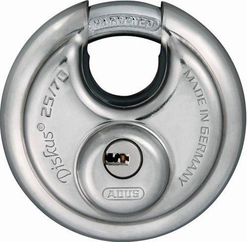 ABUS Türzylinder, aus Metall, 115 mm Breite, silberfarben