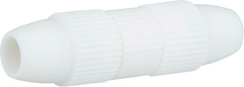 SCHWAIGER IEC-Verbinder, Weiß, Kunststoff, Koaxialkabel - weiss