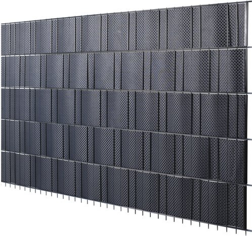 FLORAWORLD Sichtschutzstreifen »Premium«, PVC, LxH: 255 x 19 cm - grau