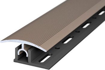 CARL PRINZ Übergangsprofil »PROFI-TEC«, BxH: 34 x 15 mm, verdeckte Befestigung - silberfarben