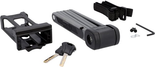 FISCHER FAHRRAD Fahrradschloss »Soft-Touch PROTEC«, Kunststoff, schwarz