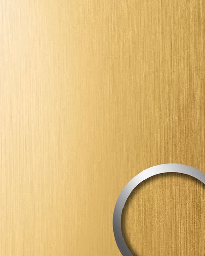 wallface Dekorpaneele, Metalloptik, strukturiert - goldfarben