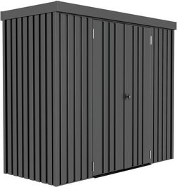 Mr. GARDENER Geräteschrank, BxHxL: 213 x 185 x 98 cm, abschließbar - grau