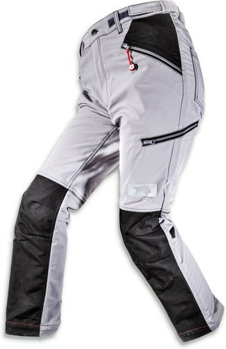 BULLSTAR Arbeitshose »FLEX-ON«, mit Reflektoren und Knieverstärkung, Größe: 46 - grau | schwarz