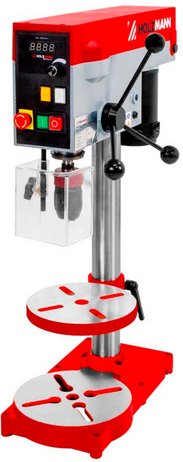 HOLZMANN-MASCHINEN Ständerbohrmaschine »SB13B16VN 230V«, 300 W, mit Zentrierlaser - grau | rot