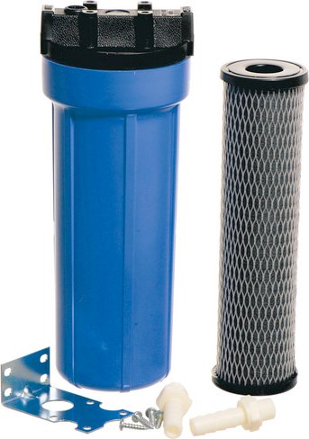 Yachticon Wasserfilter, blau/schwarz, HxLxT: 12 x 31 x 12 cm