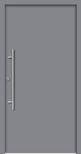 Splendoor Sicherheitshaustür »PATRAS Prime RC2«, Aluminium, in verkehrsgrau