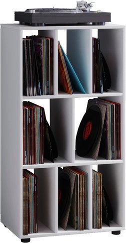 VCM Regal »Schaltino «, BxHxL: 36 x 115 x 60 cm, Holzwerkstoff - weiss