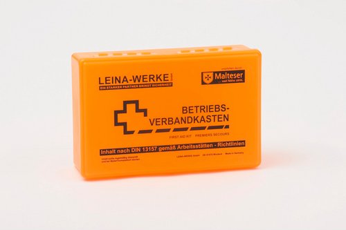 LEINA-WERKE Verbandskasten, BxL: 25,5 x 16,6 cm, orange