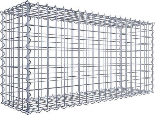 Gabiona Spiralgabione, LxHxT: 100 x 50 x 30 cm - silberfarben